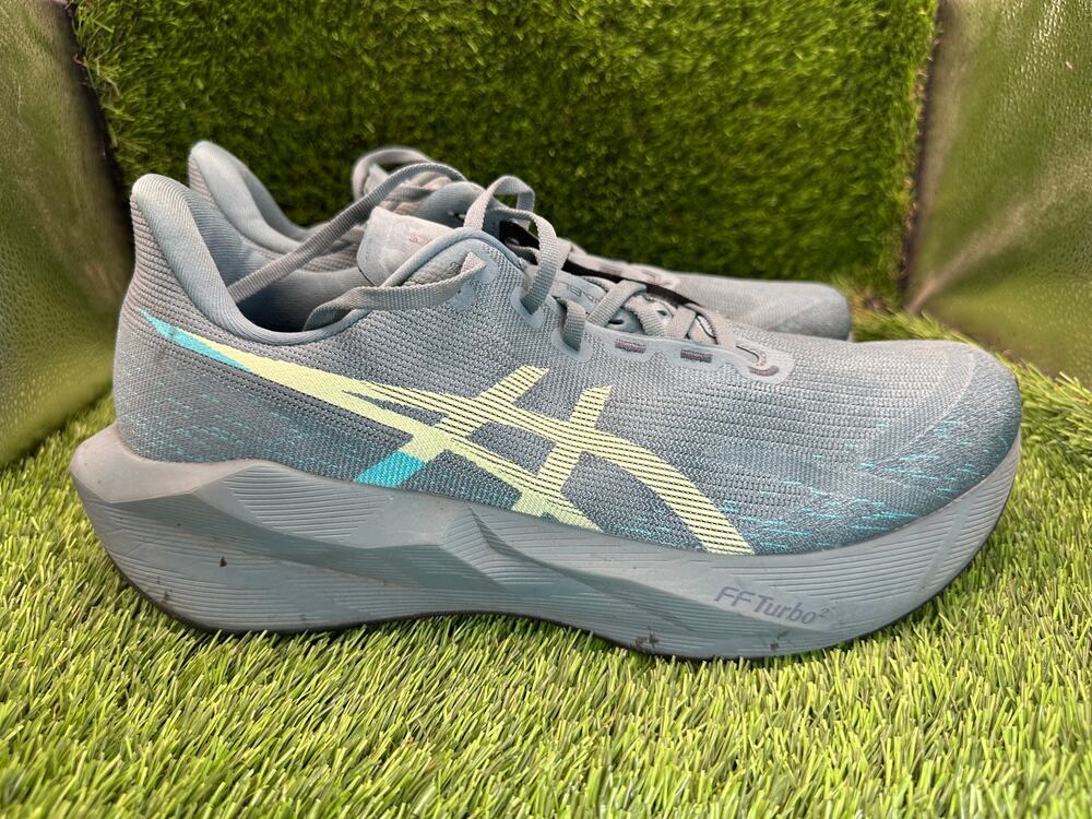 Asics Novablast 6 1011C243 Athletic Sneaker Mens 12.5 Blue Woven Training Sports